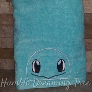 NEW Embroidered Squirtle Pokémon Towel Pokemon